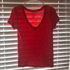 Red V Neck